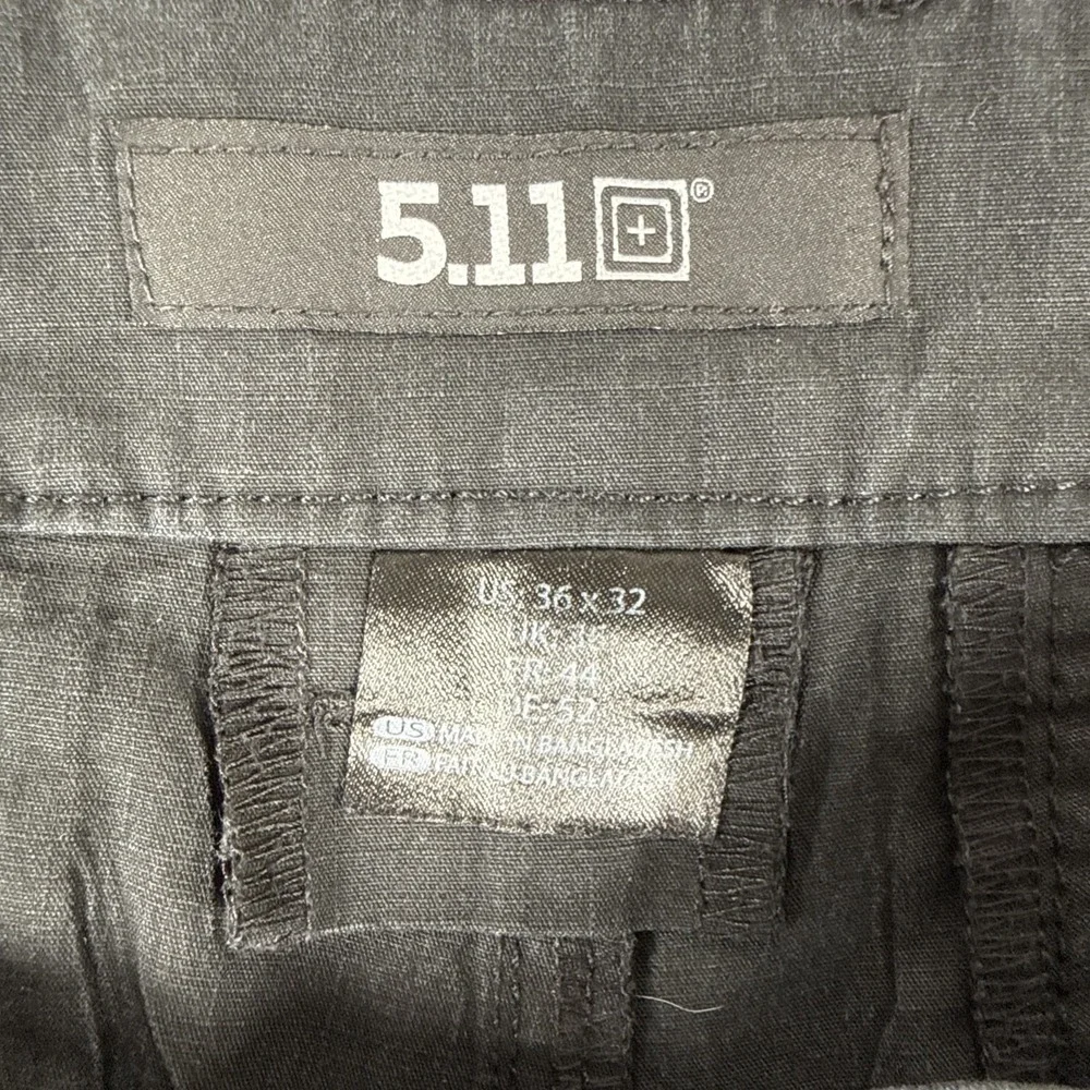 5.11 Tactical Men's 36x32 Black ABR Pro Straight Fit Cargo 9 Pockets